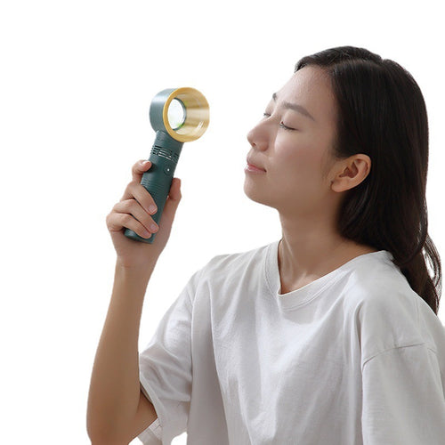 Handheld USB Fan Three-block Silent Bladeless Fan