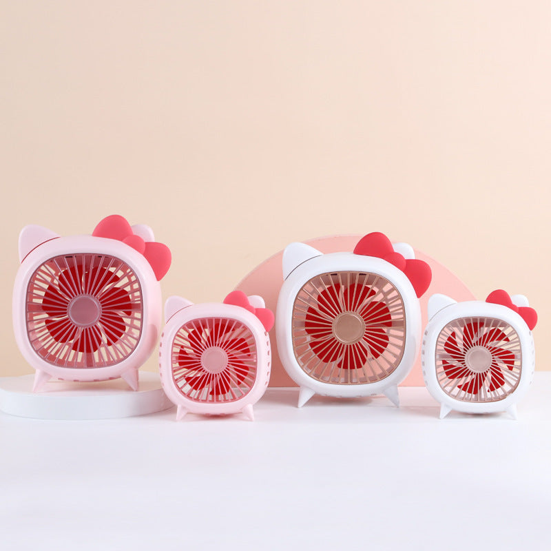 USB Fan Mini Noiseless Office Desk Surface Panel